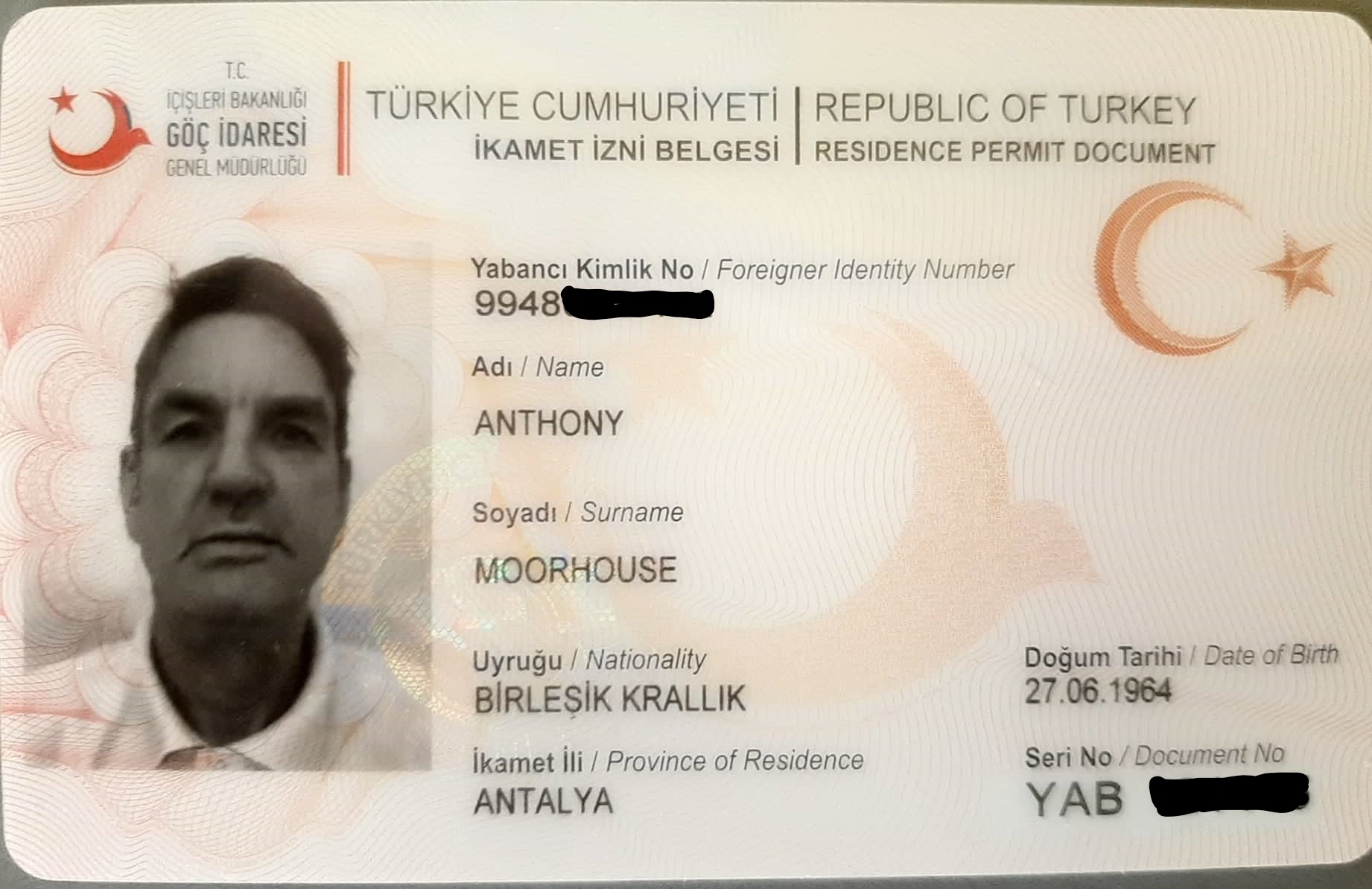 Residence permit visa for Turkey (LONGER STAY)